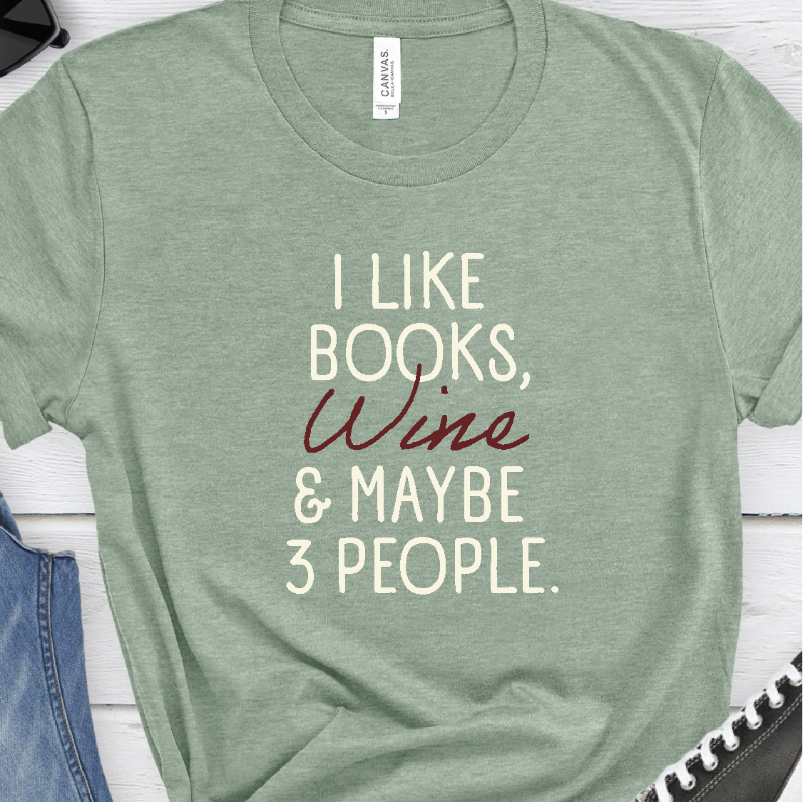 "I Like Books, Wine, and Maybe 3 People"