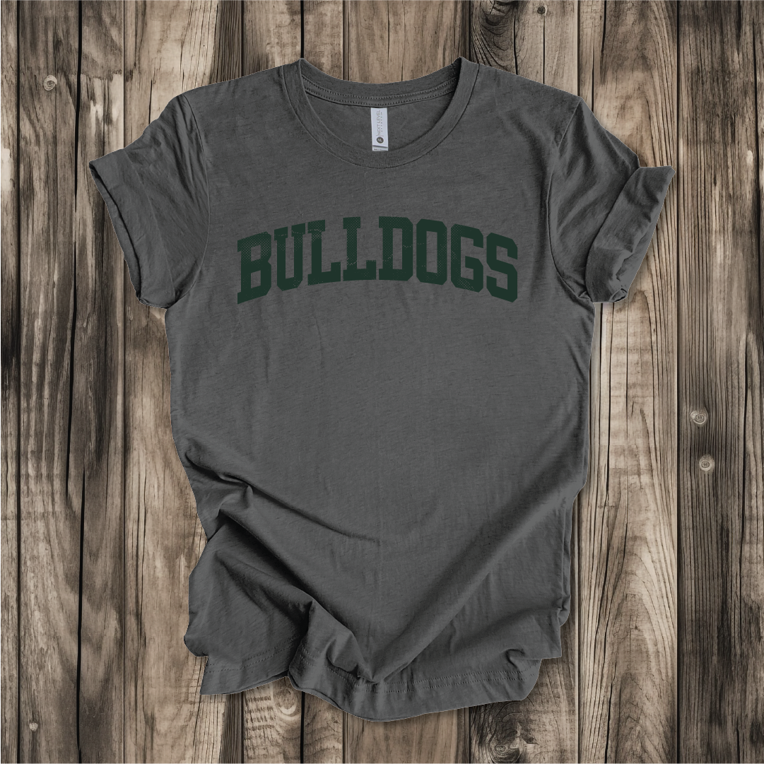 BULLDOGS Varsity Arch - Short Sleeve and Long Sleeve
