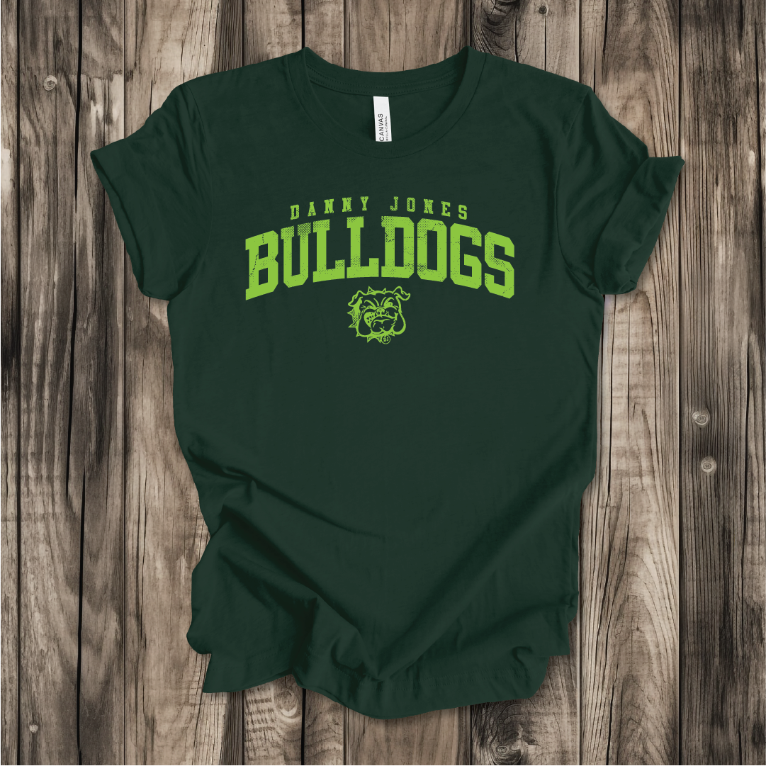 BULLDOGS Mascot Arch Short Sleeve and Long Sleeve