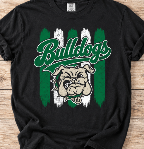 Bulldogs Rally Stripes (short, long and hoodie)