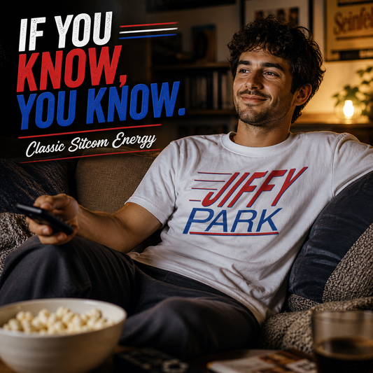 Seinfeld Jiffy Park Shirt, Funny Seinfeld Tee, Parking in a Jiffy Park Shirt, 90s TV Shirt, Retro Comedy Shirt