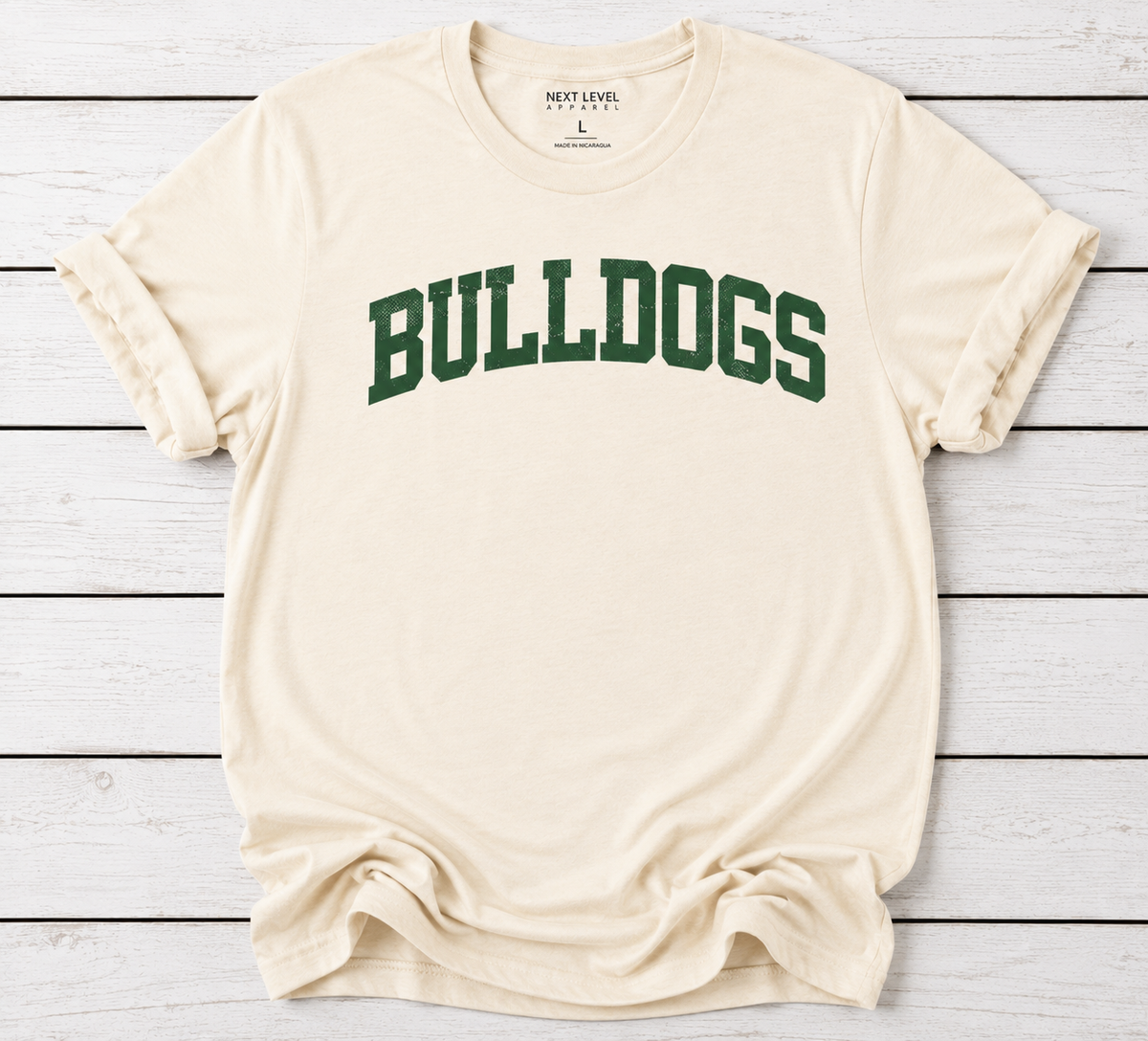 BULLDOGS Varsity Arch - Short Sleeve and Long Sleeve