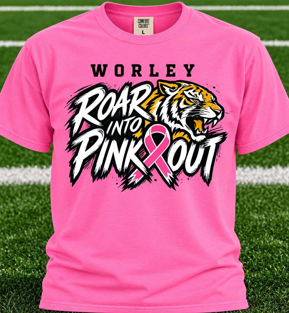 Worley ROAR into Pink Out (short sleeve only)