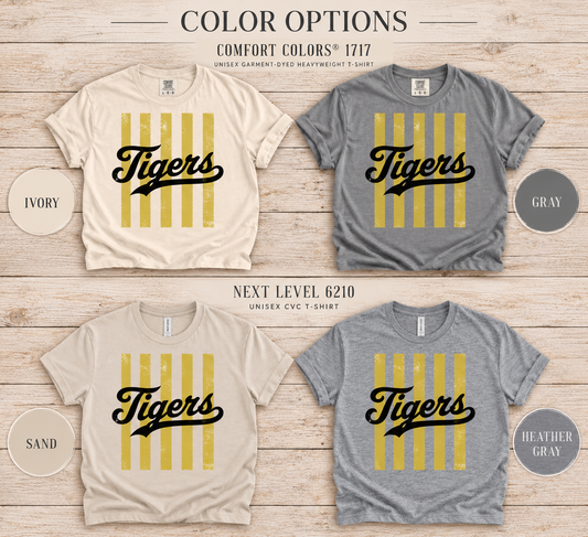 Tigers BASEBALL STRIPES (short and long)