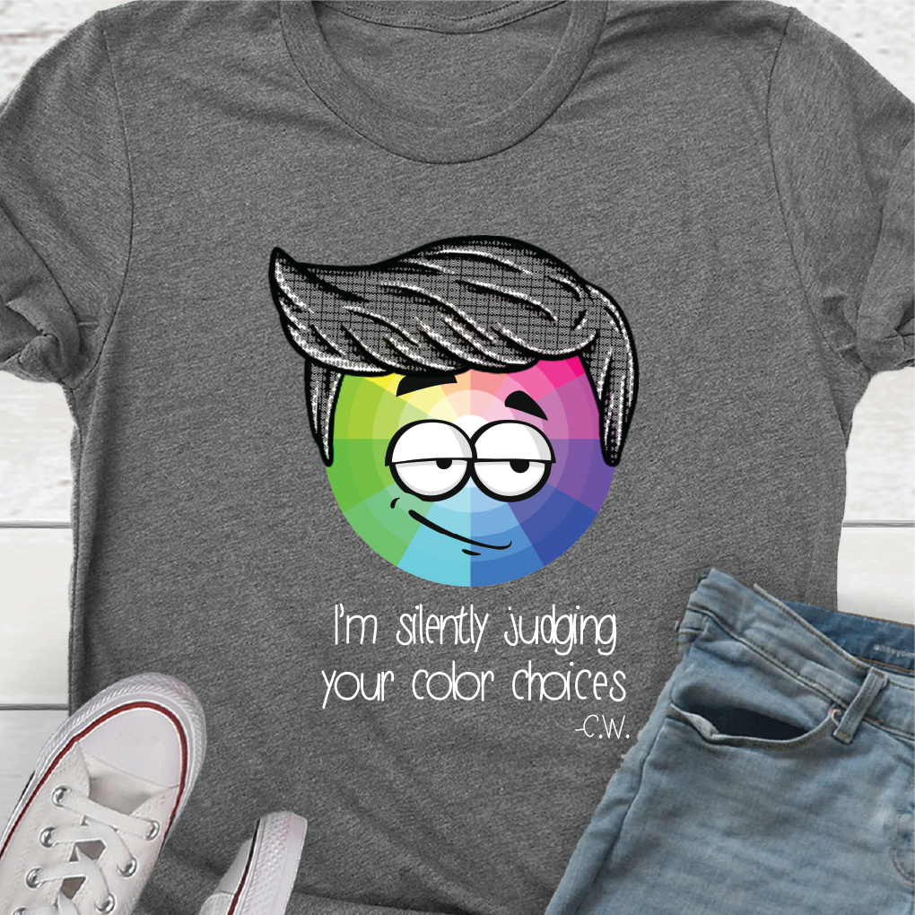 "I'm silently judging your color choices"