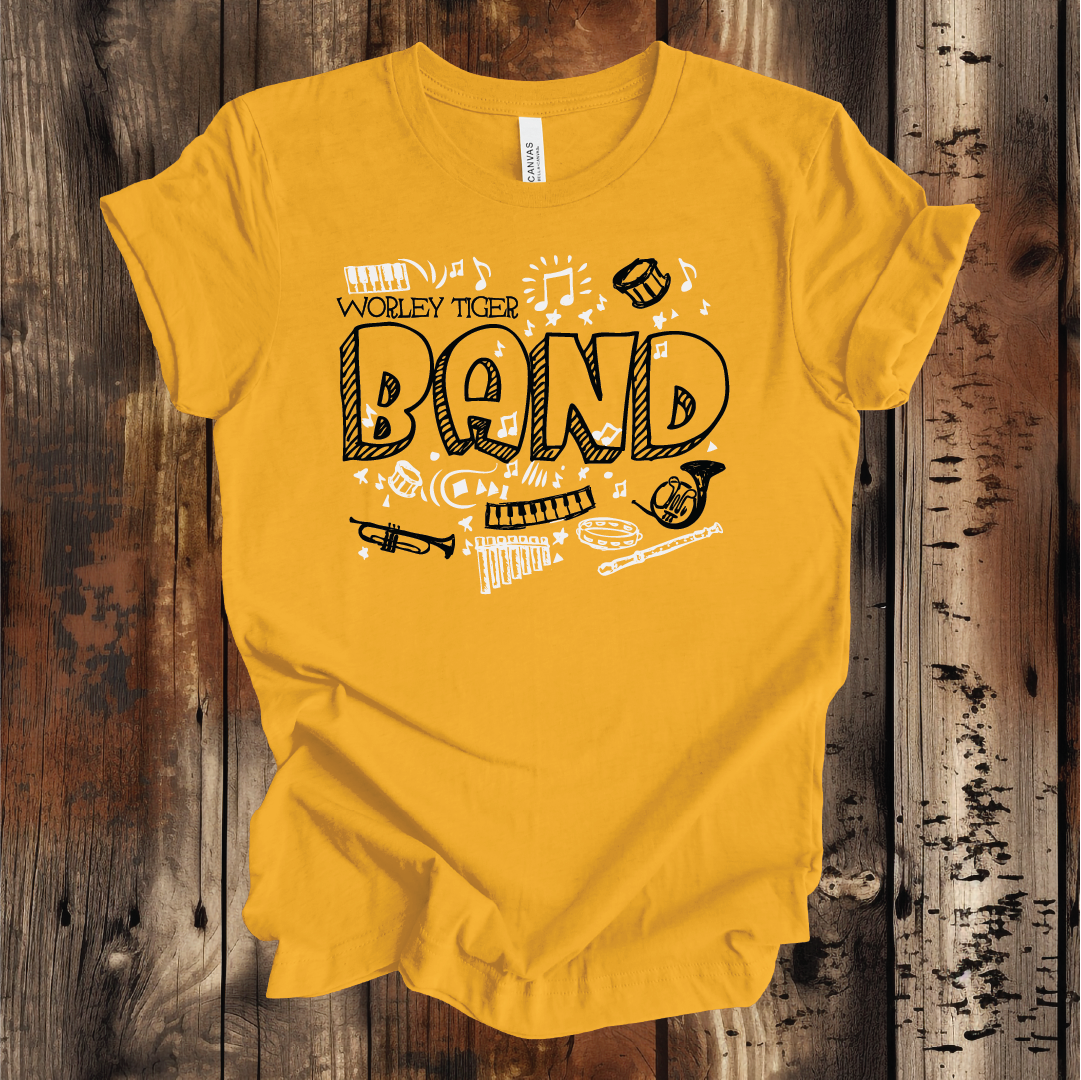2026-27 Worley Band Spirit Shirt - Short, Long and Hoodie
