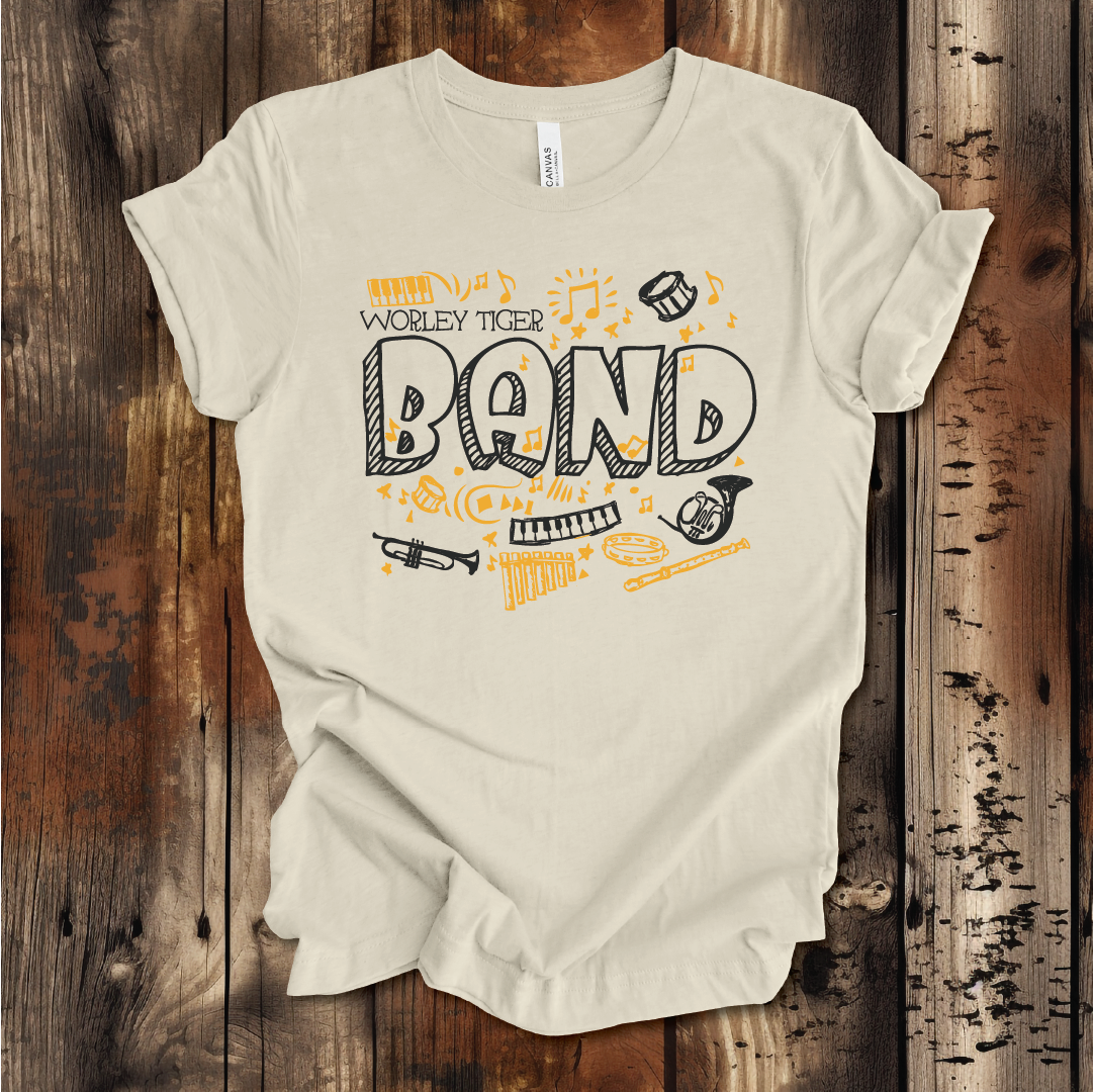 2026-27 Worley Band Spirit Shirt - Short, Long and Hoodie