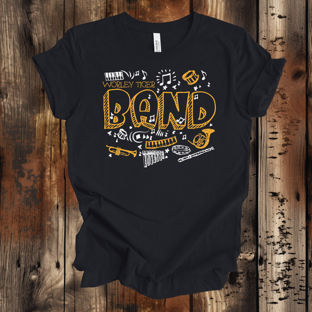 2026-27 Worley Band Spirit Shirt - Short, Long and Hoodie
