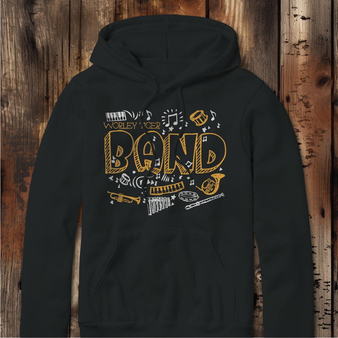 2026-27 Worley Band Spirit Shirt - Short, Long and Hoodie