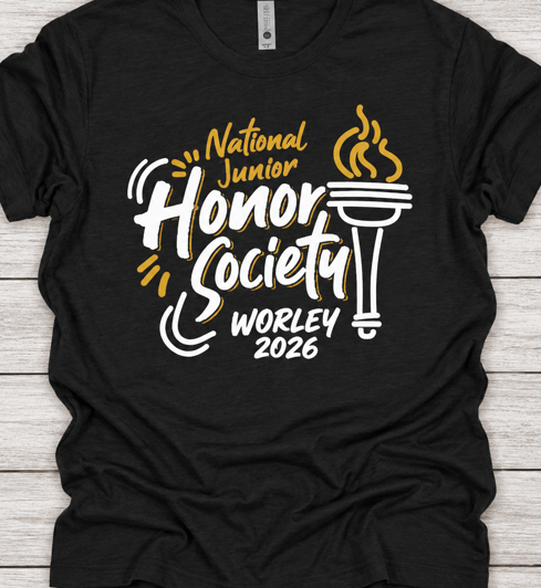 2026 Worley NJHS Shirts (Students and Parent) (short and long)