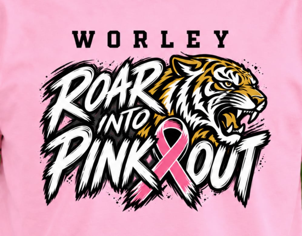 Worley ROAR into Pink Out (short sleeve only)
