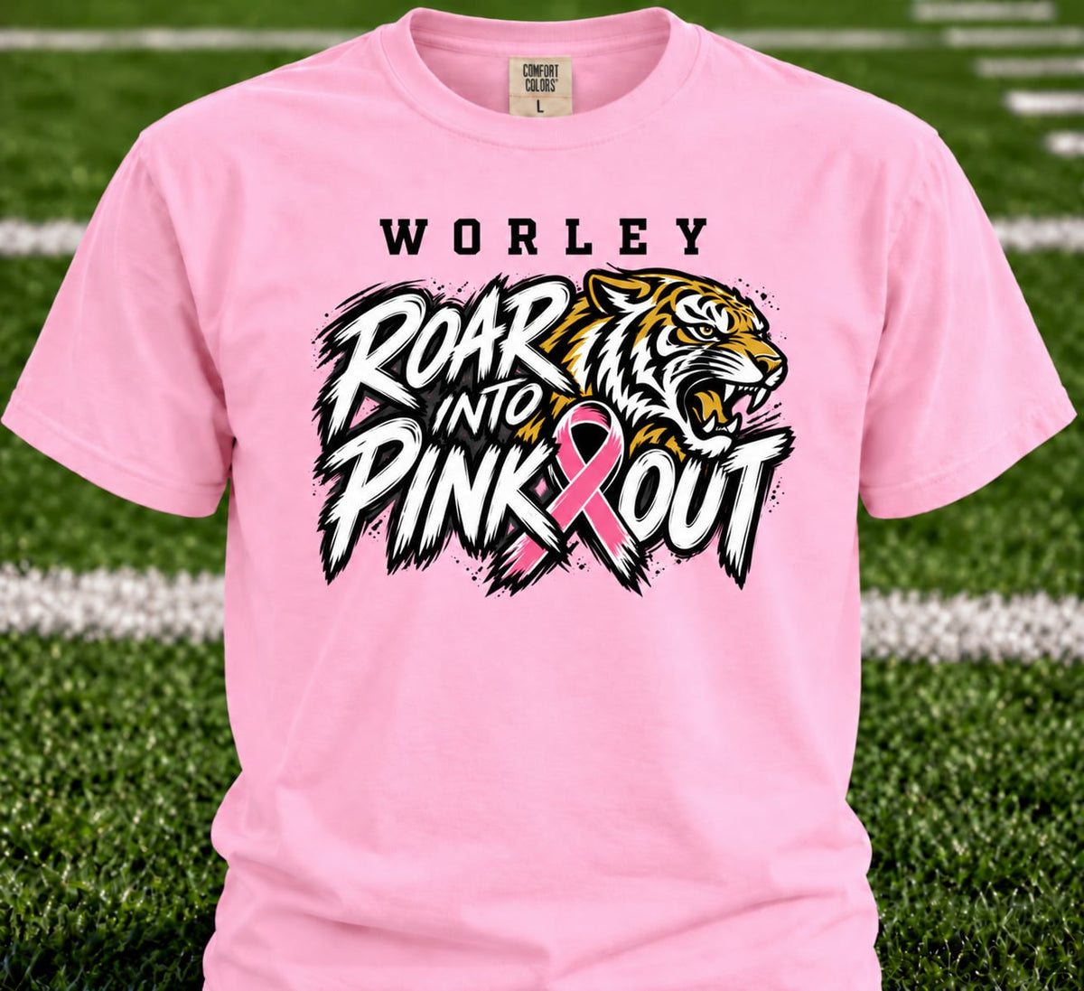 Worley ROAR into Pink Out (short sleeve only)